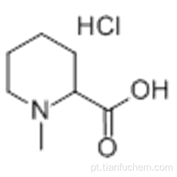 HIDROCLORETO DE ÁCIDO 1-METILPIPERIDINA-2-CARBOXÍLICO CAS 136312-85-1